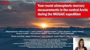 Year-round Atmospheric Mercury Measurements Over the Central Arctic Ocean During the MOSAiC Expedition